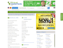 Tablet Screenshot of bilingualclassifieds.org